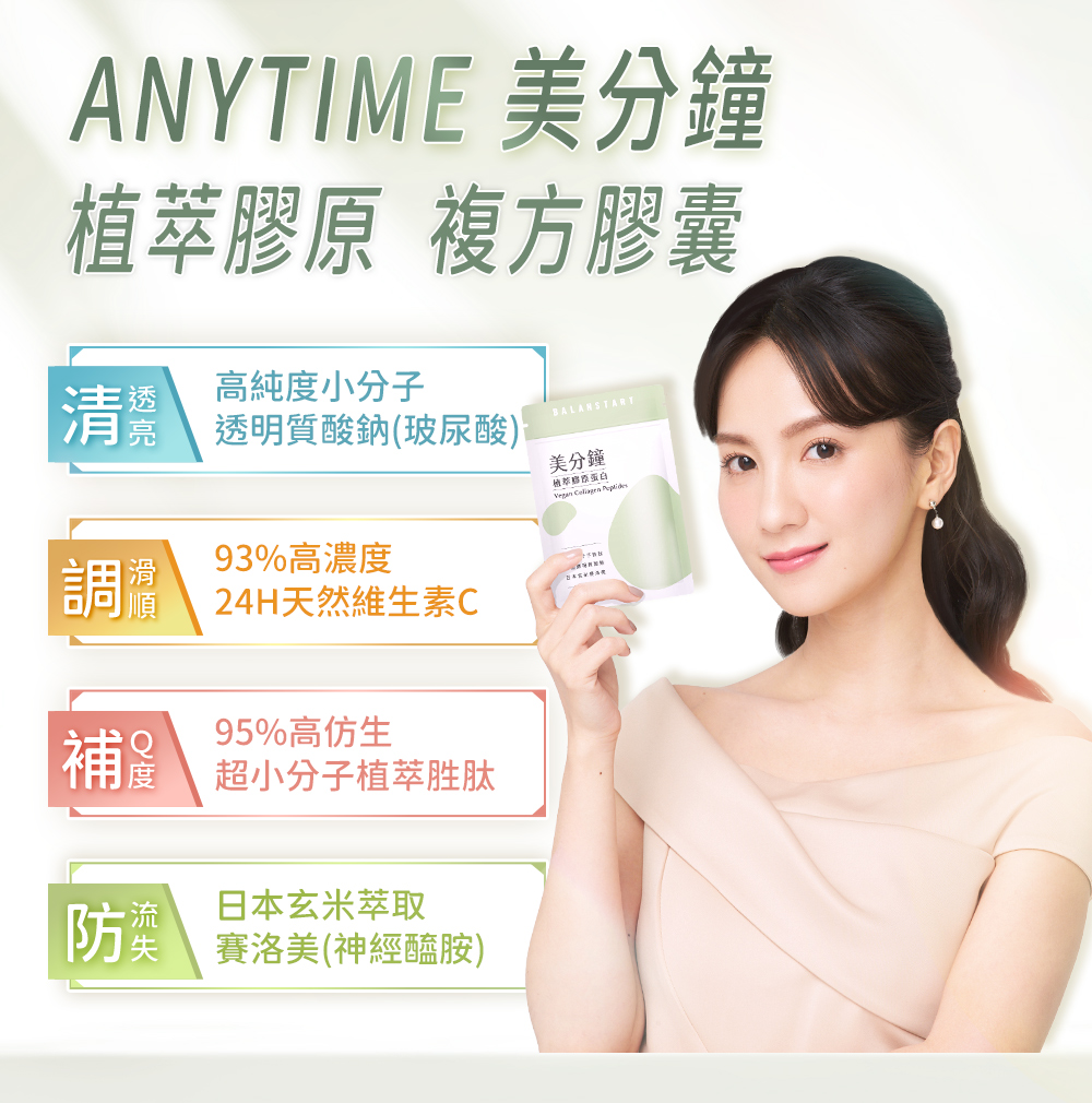 四大功效：清透亮、調滑順、補 Q度、防流失