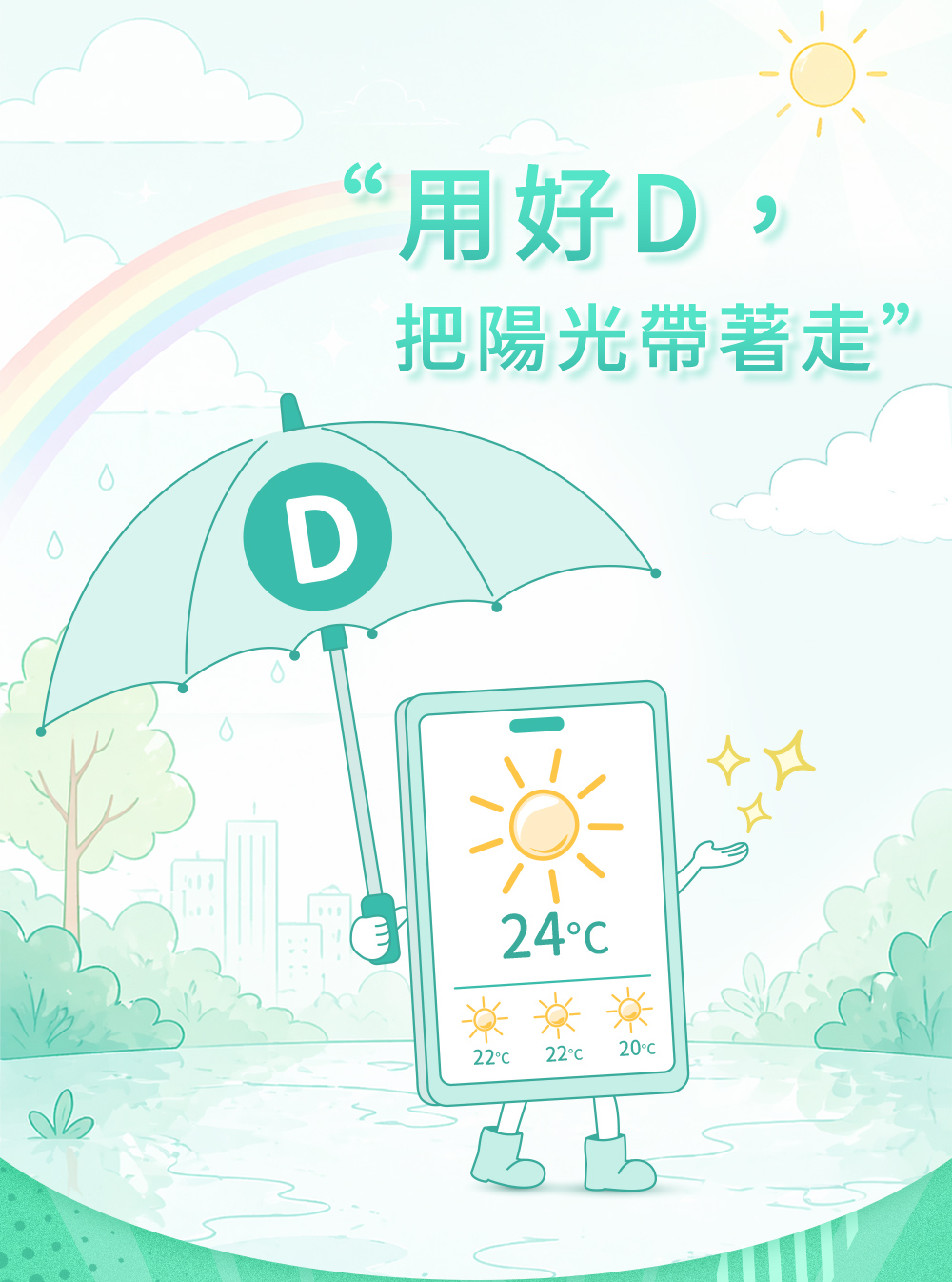 用好D，把陽光帶著走