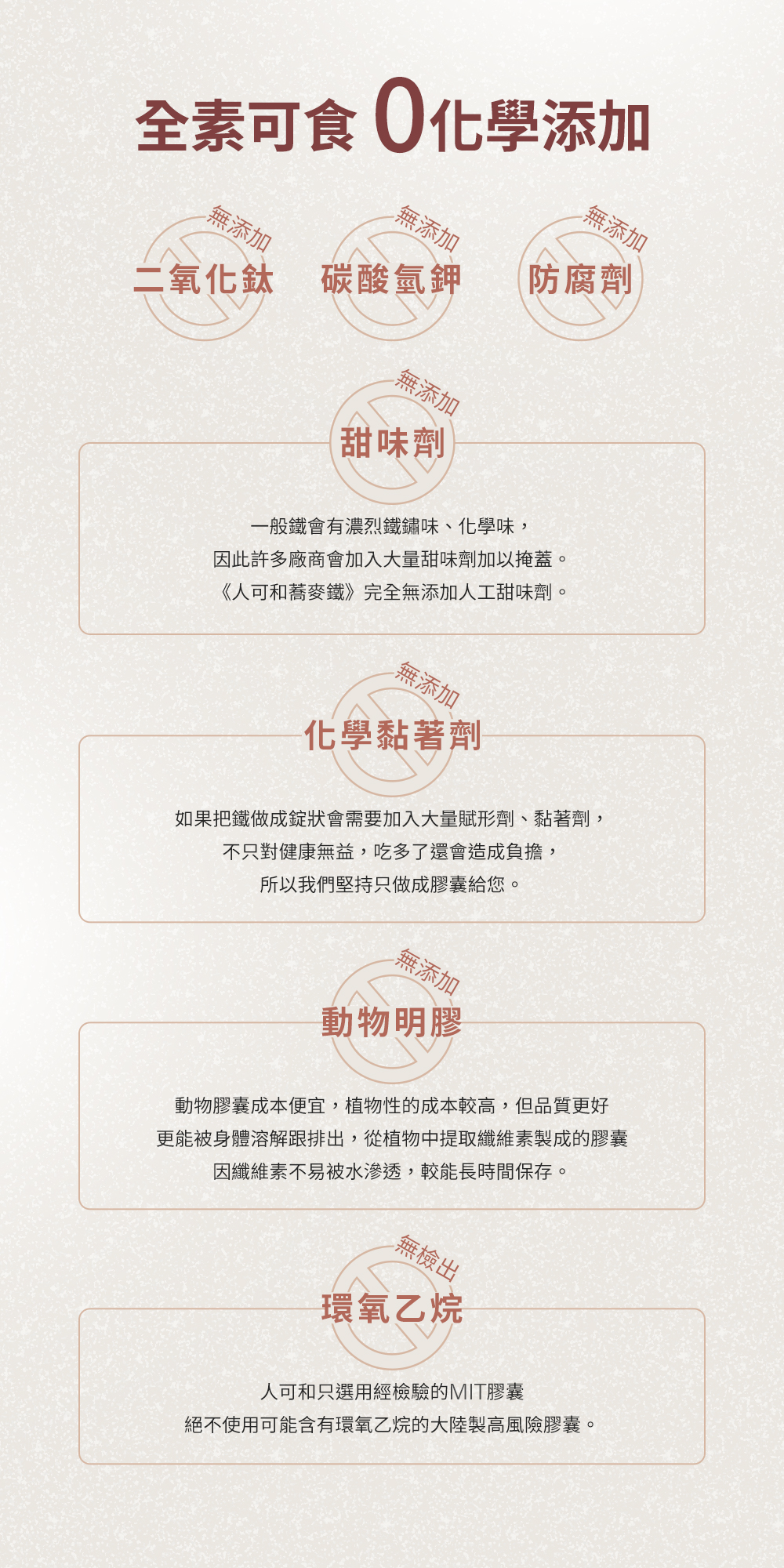 全素可食，零化學添加！